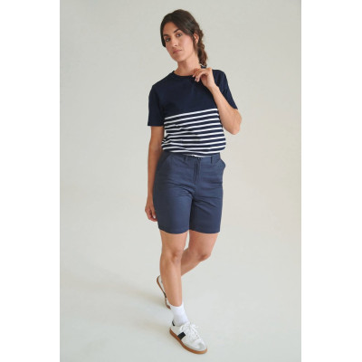 Bermudas Chino de senhora com stretch